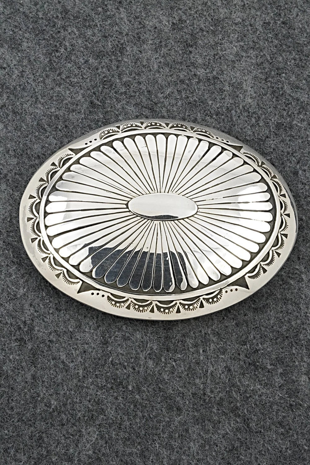 Turquoise & Sterling Silver Bolo Tie and Buckle - Charlie John