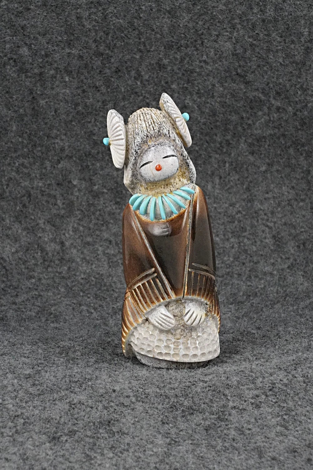 Corn Maiden Zuni Fetish Carving - Claudia Peina