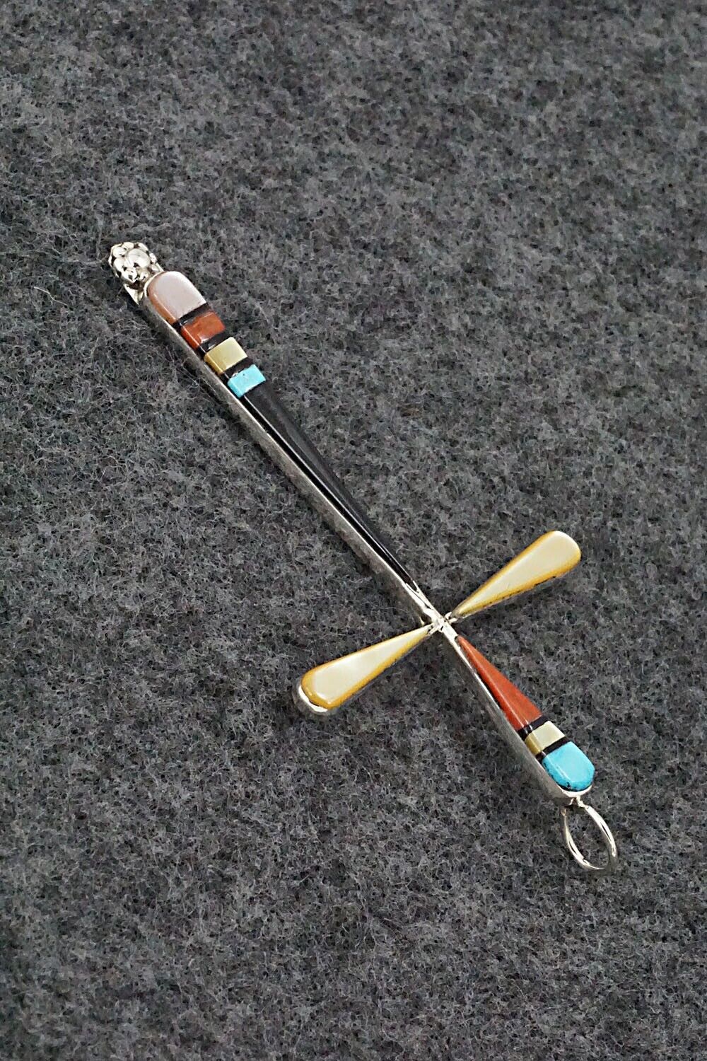 Multi-Stone & Sterling Silver Pendant - Sylvester Noche