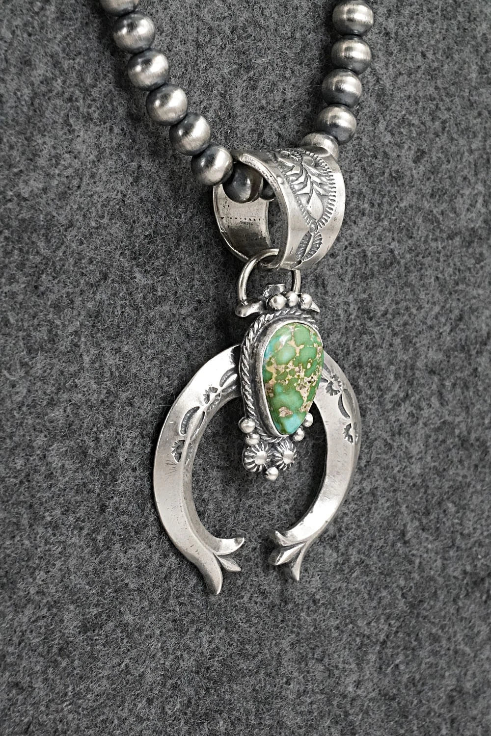 Turquoise & Sterling Silver Necklace - Samuel Yellowhair