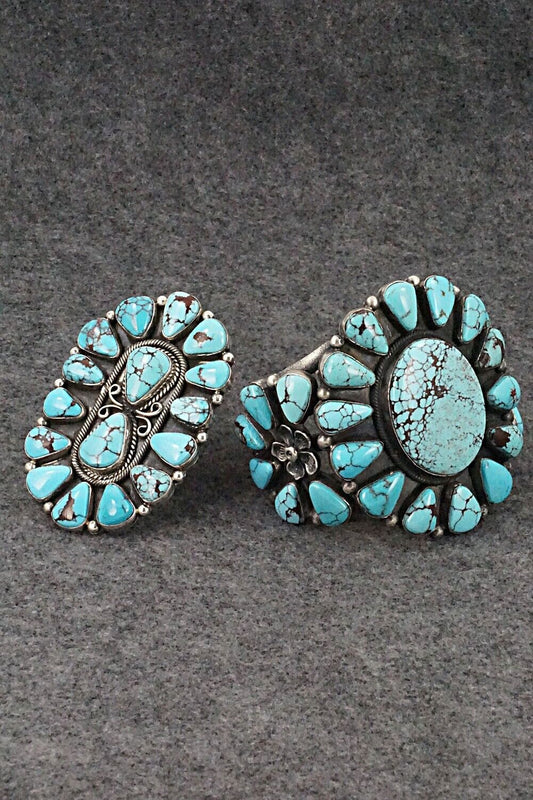 Turquoise & Sterling Silver Bracelet and Ring - Hemerson Brown