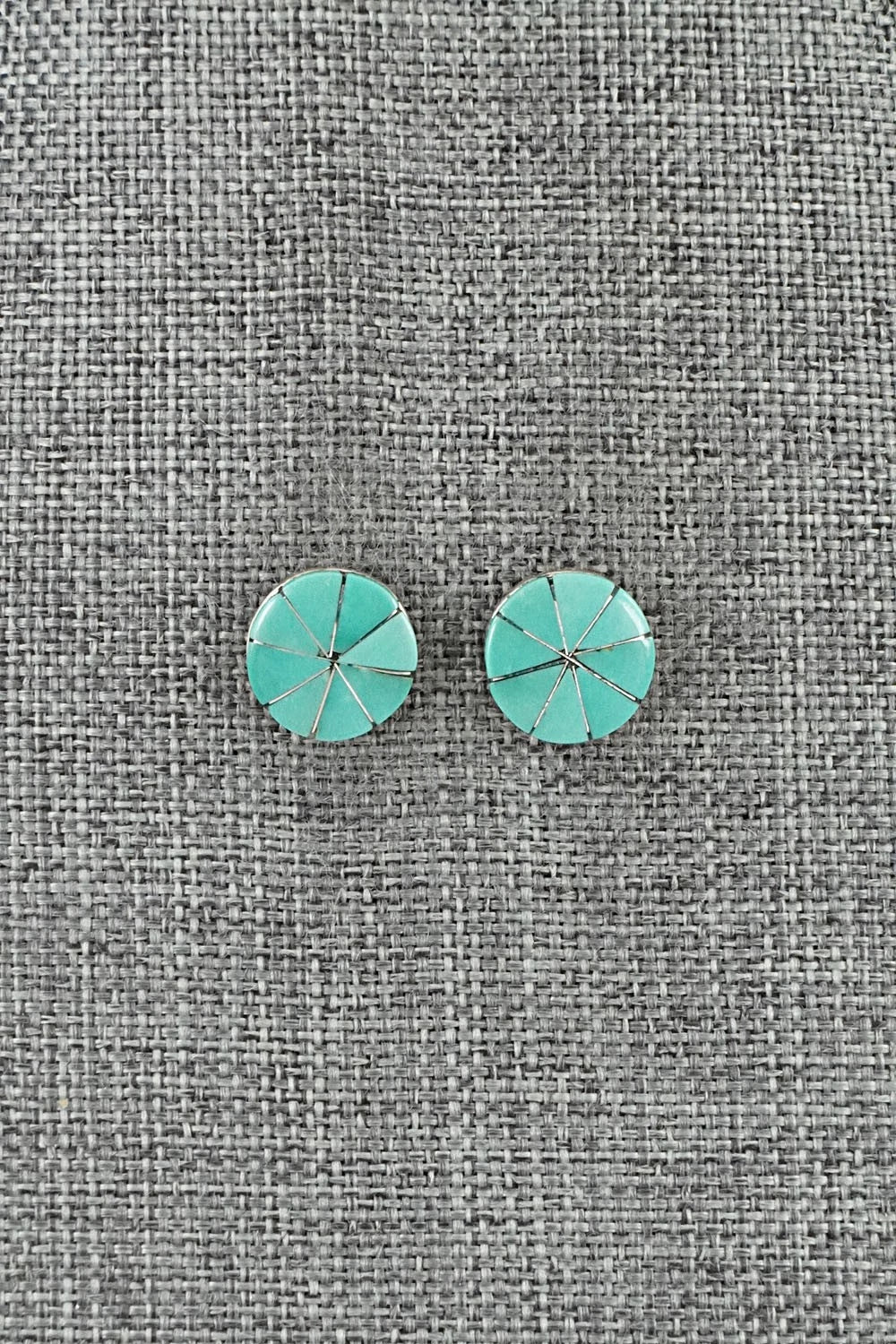 Turquoise & Sterling Silver Earrings - Johnson Laweka