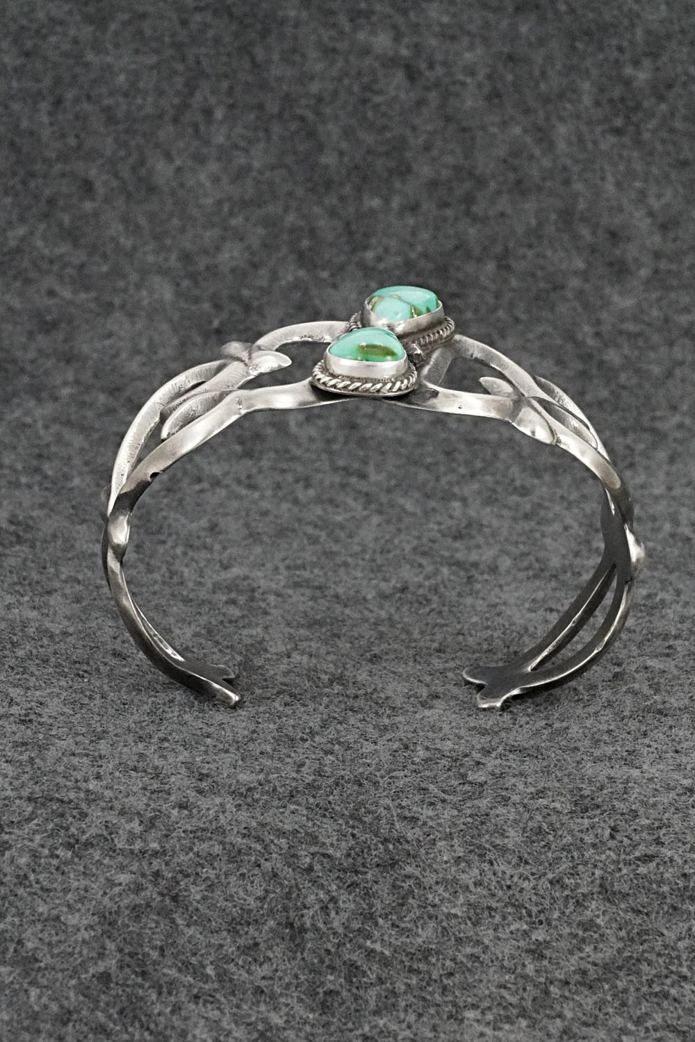 Turquoise & Sterling Silver Bracelet - Eugene Gruber