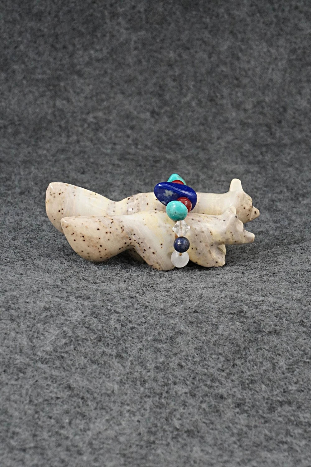 Wolf Zuni Fetish Carving - Cheryl Beyuka