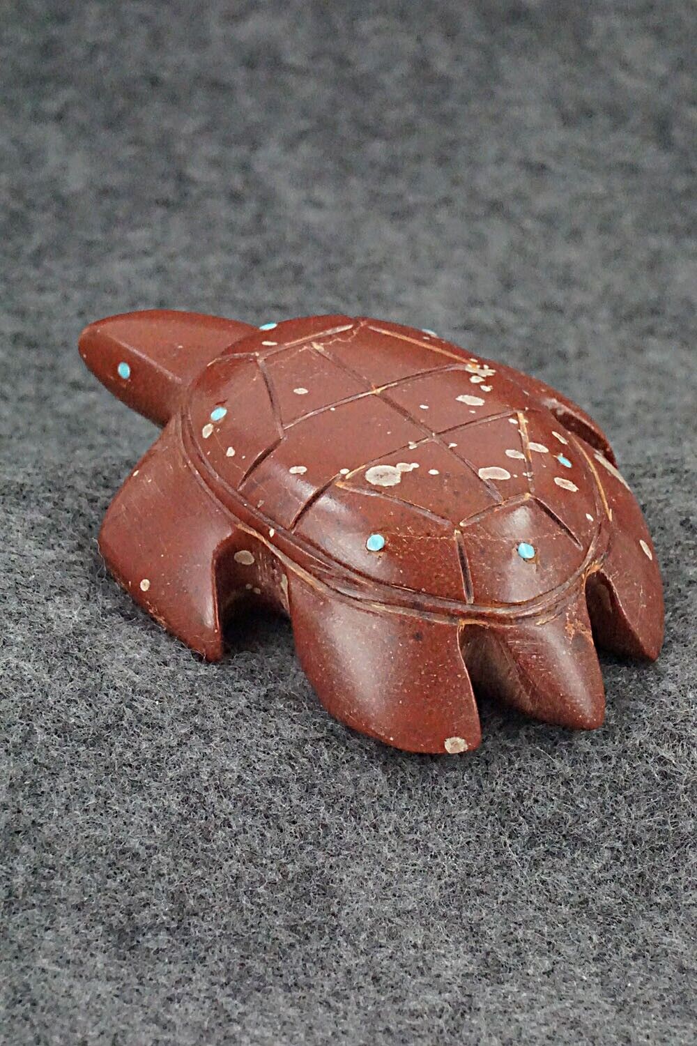 Sea Turtle Zuni Fetish Carving - Gilbert Lonjose