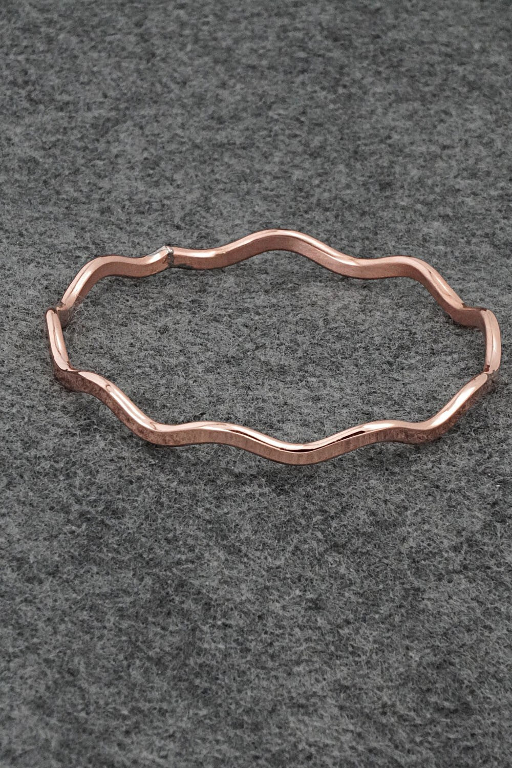 Copper Bangle Bracelet - Elaine Tahe