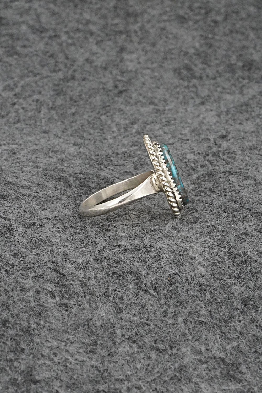 Turquoise & Sterling Silver Ring - Darius Arviso - Size 7.25