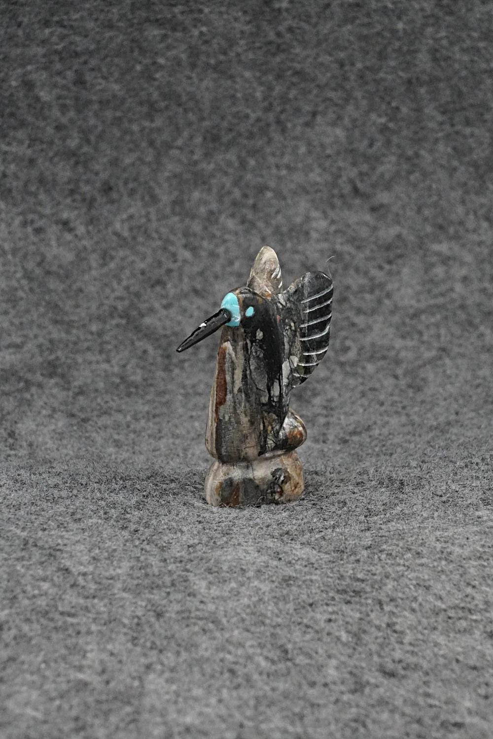 Hummingbird Zuni Fetish Carving - Justin Red Elk