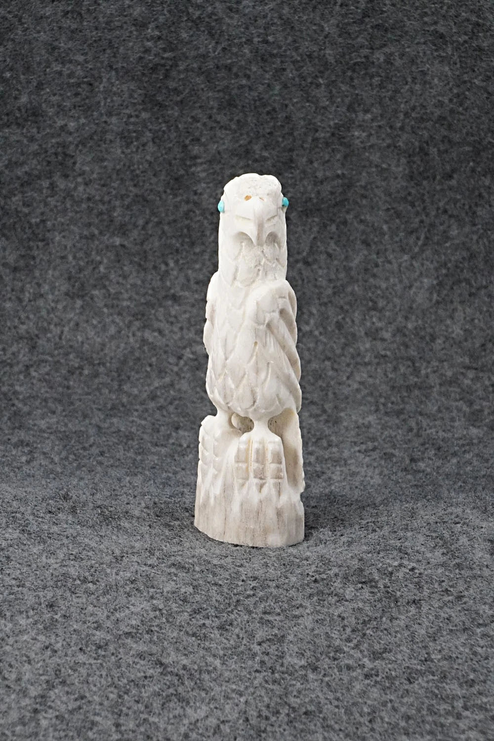 Eagle Zuni Fetish Carving - Garrick Weeka