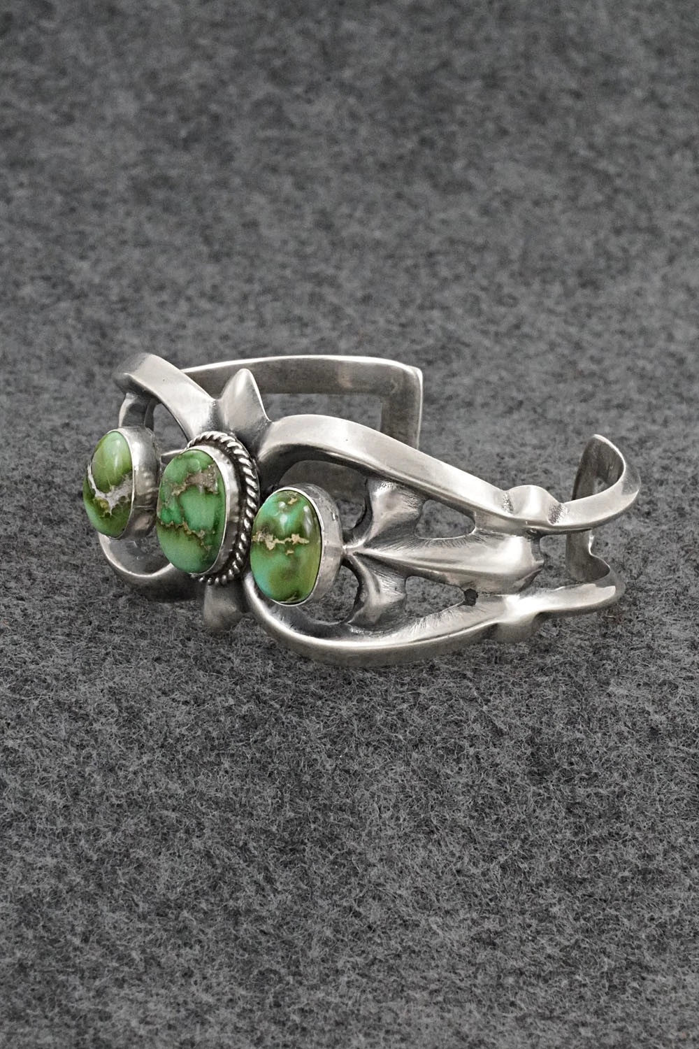 Turquoise & Sterling Silver Bracelet - Eugene Gruber