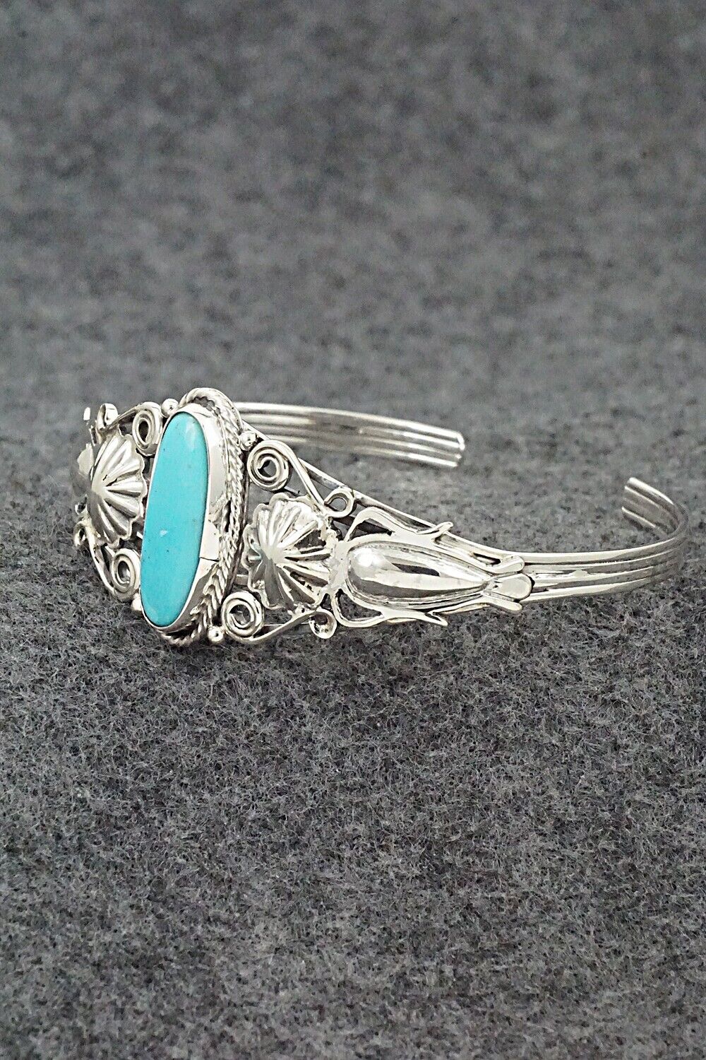 Turquoise and Sterling Silver Bracelet - Andrew Vandever