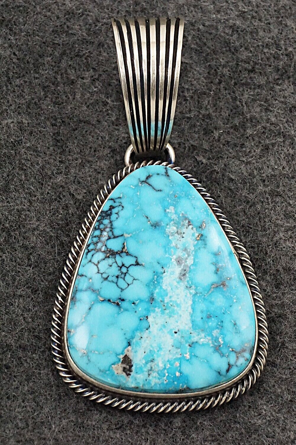 Turquoise & Sterling Silver Pendant - Randy Boyd