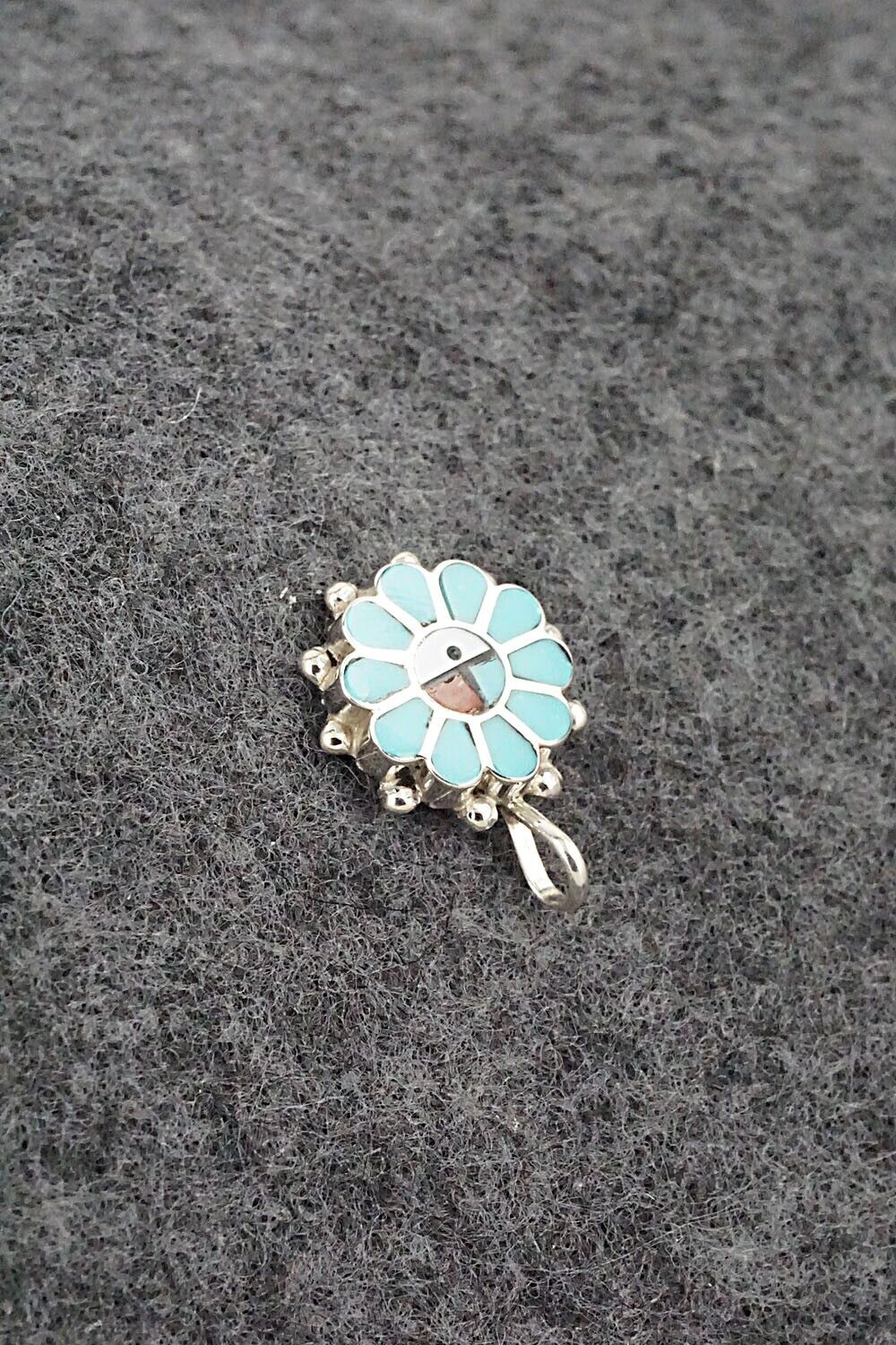Multi Stone & Sterling Silver Pendant - Maxine Soseeah