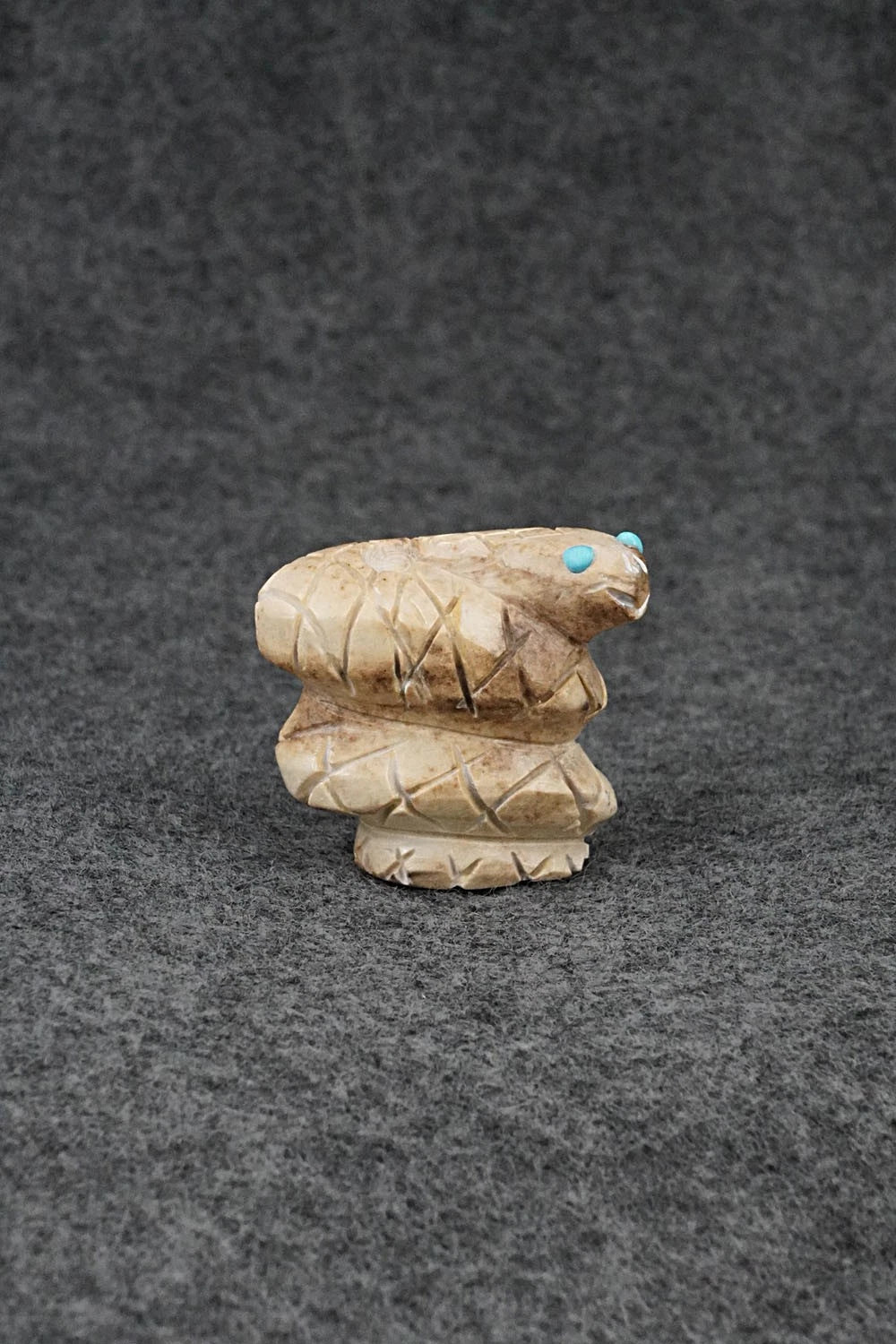 Rattlesnake Zuni Fetish Carving - Cody Chavez