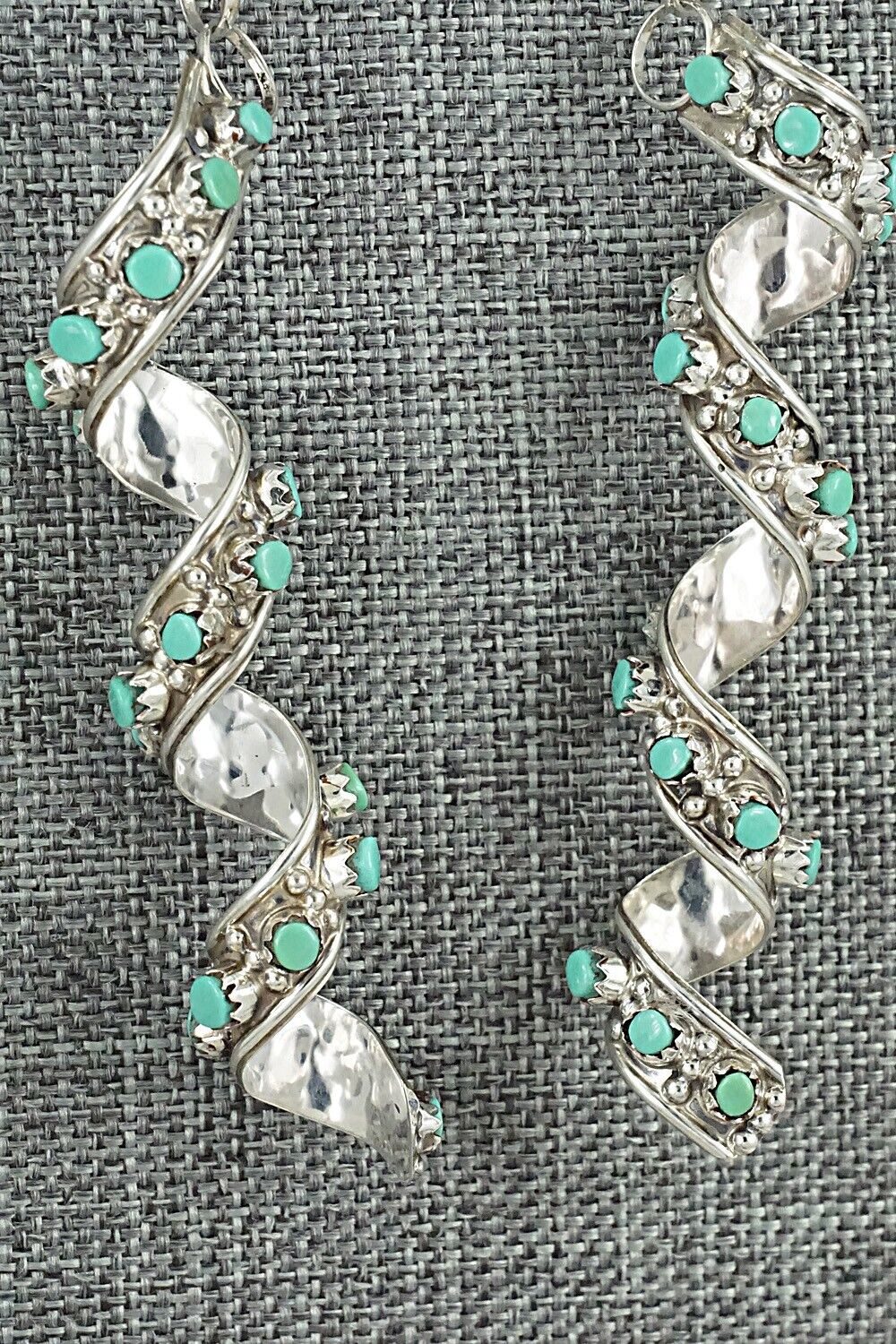 Turquoise & Sterling Silver Earrings - Joanne Cheama