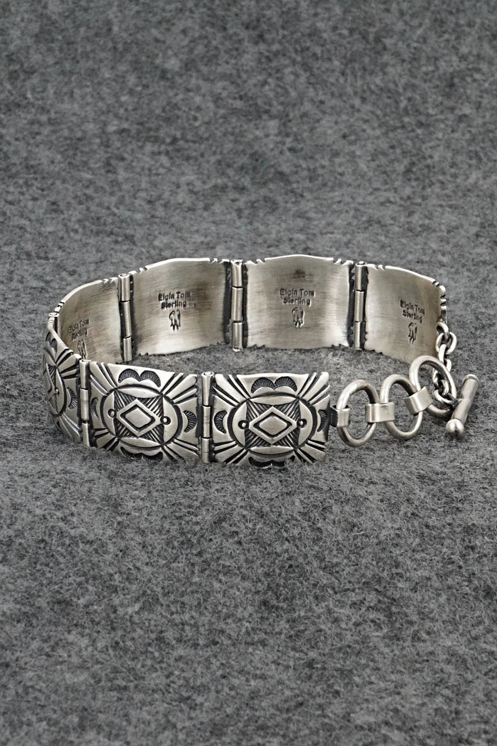 Sterling Silver Link Bracelet - Elgin Tom