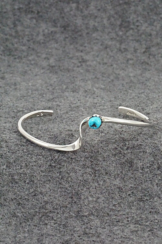 Turquoise & Sterling Silver Bracelet - Yolanda Skeets