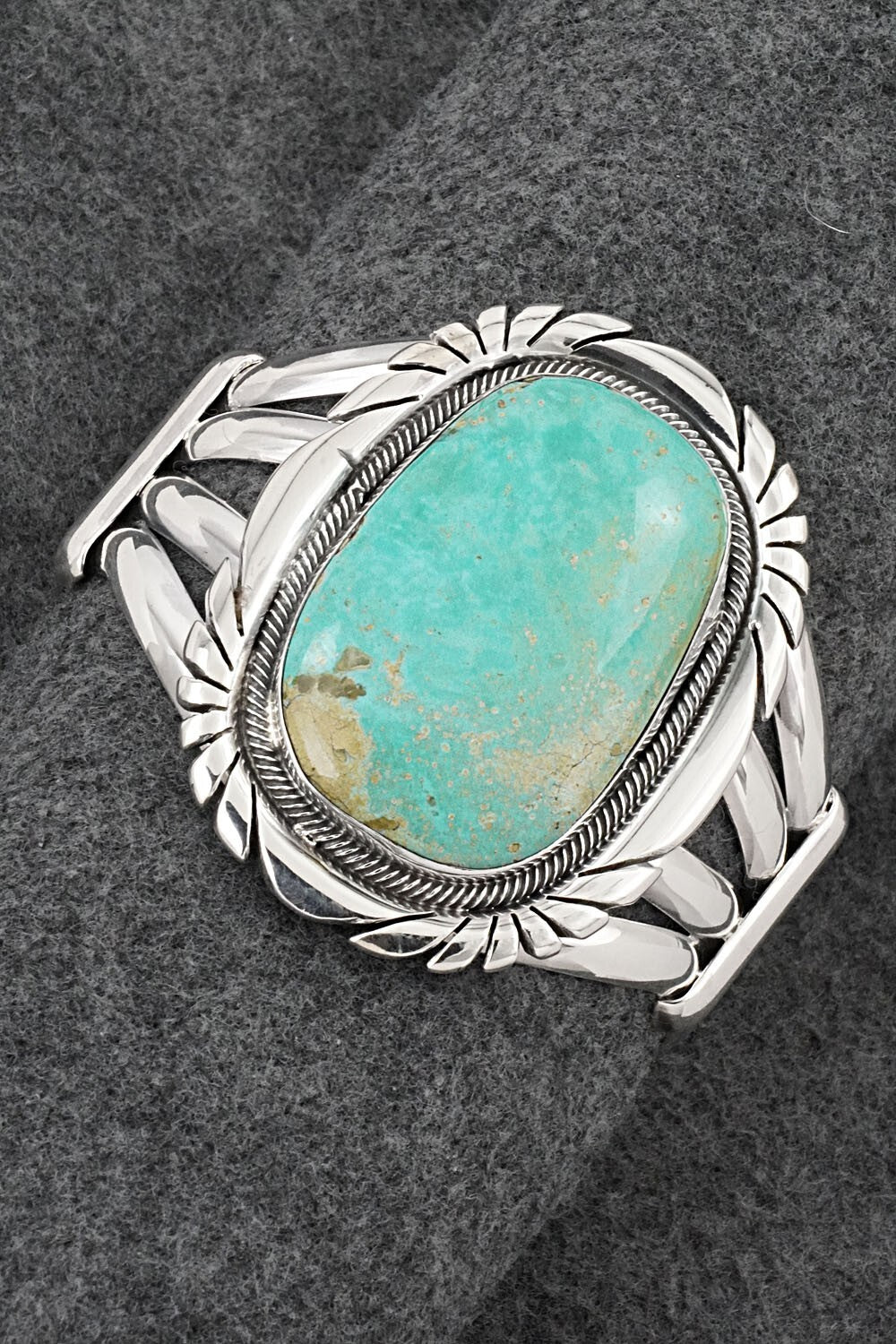 Turquoise & Sterling Silver Bracelet - Mark Yazzie