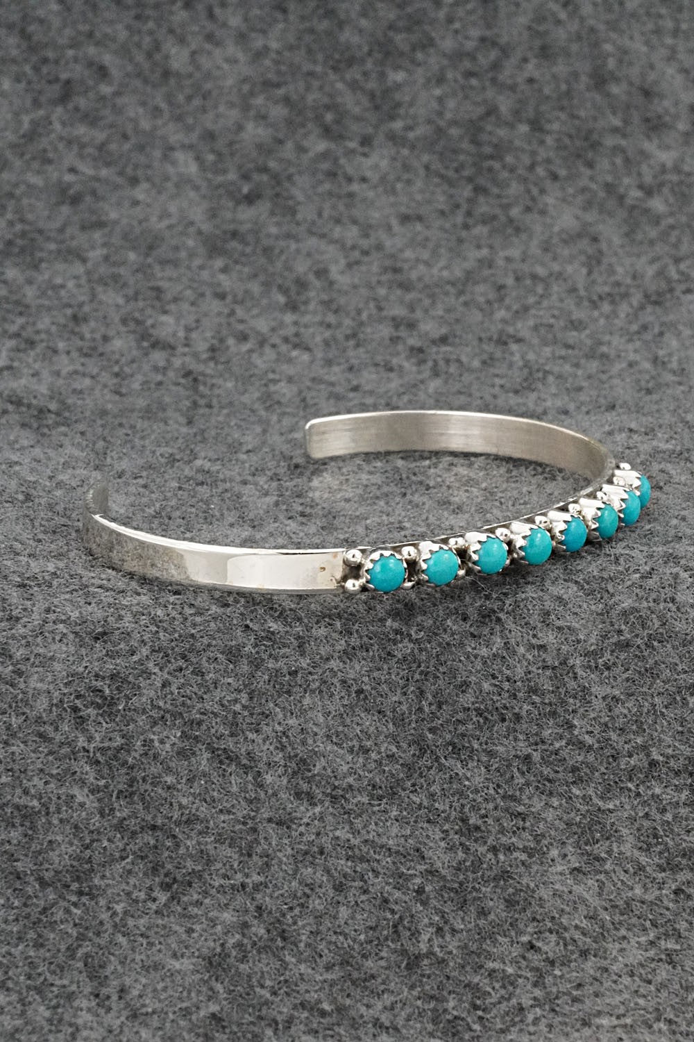 Turquoise & Sterling Silver Bracelet - Gaynell Parker