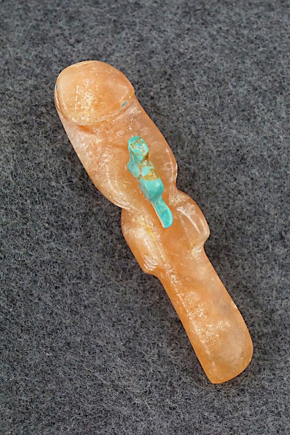 Otter and Pup Zuni Fetish Carving - Brandon Phillips