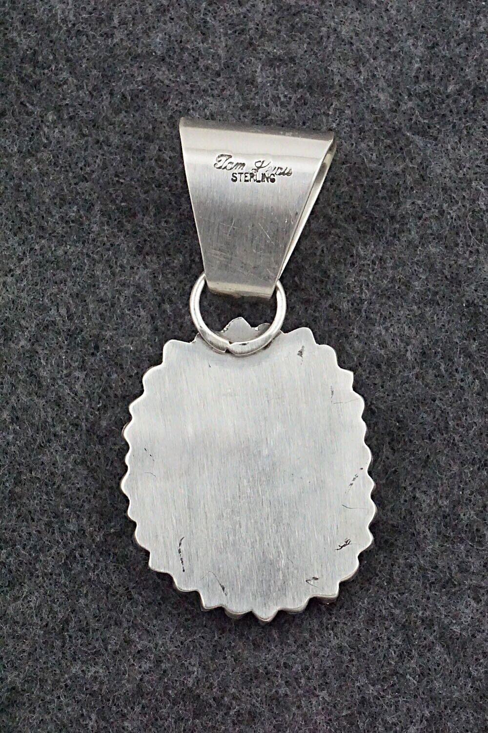 Coral & Sterling Silver Pendant - Tom Lewis – High Lonesome Trading