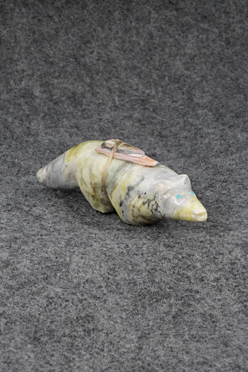Fox Zuni Fetish Carving - Delvin Leekya