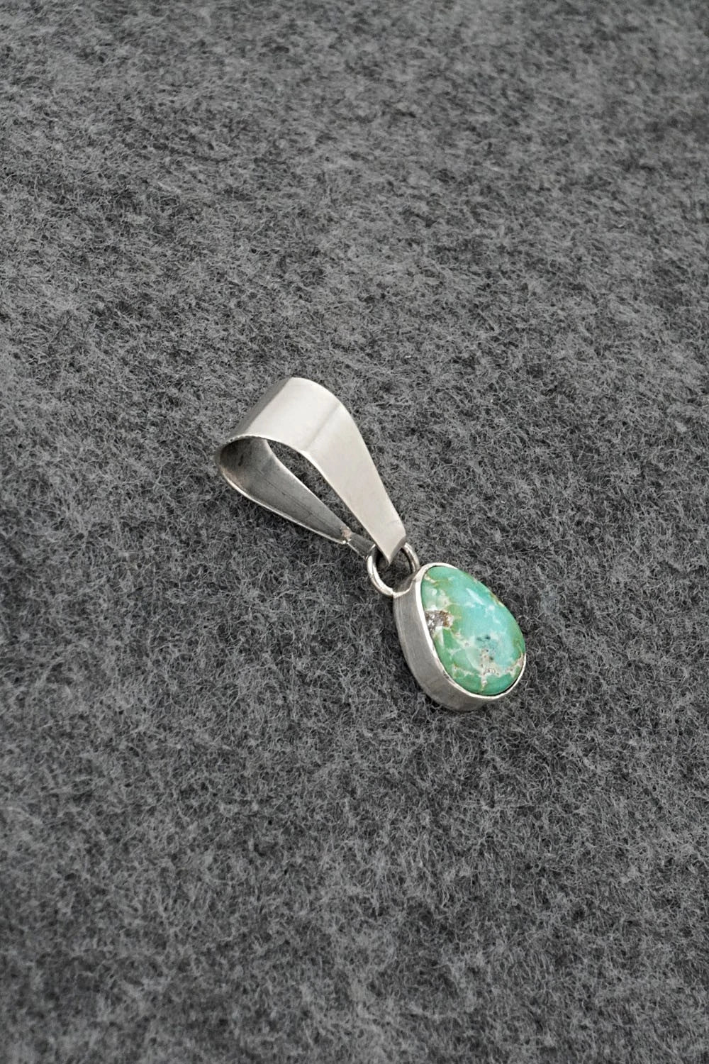 Turquoise & Sterling Silver Pendant - Rosemary Saunders