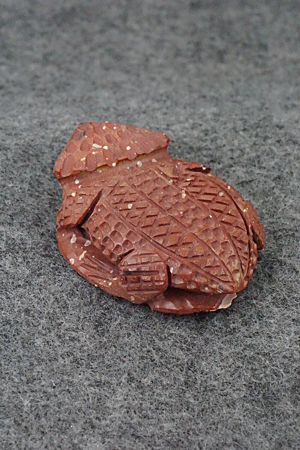 Horned Toad Zuni Fetish Carving - Jensen Charlie