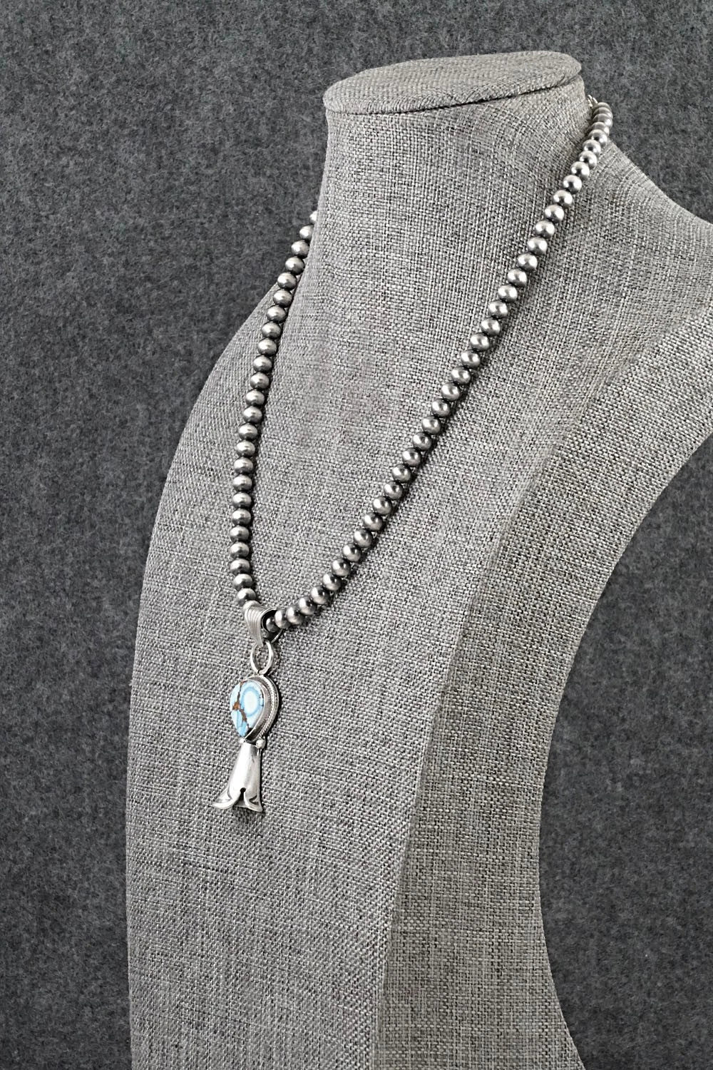 Turquoise & Sterling Silver Necklace - Sharon McCarthy