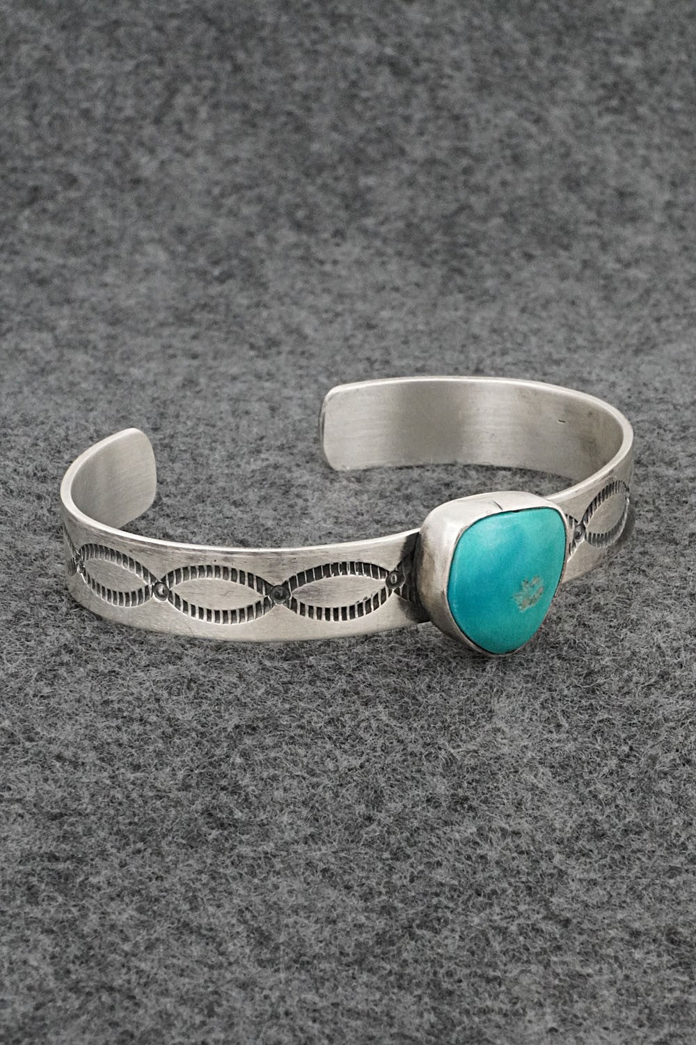 Turquoise & Sterling Silver Bracelet - Danny Henio