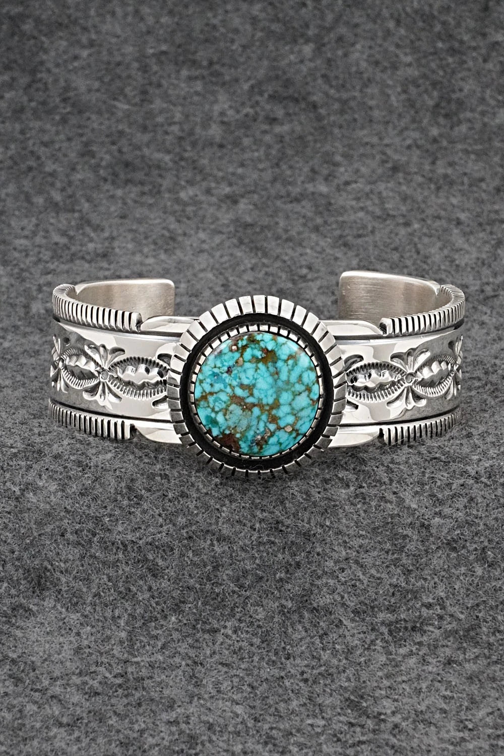 Turquoise & Sterling Silver Bracelet - Mark Yazzie