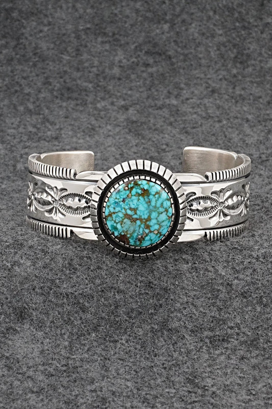 Turquoise & Sterling Silver Bracelet - Mark Yazzie