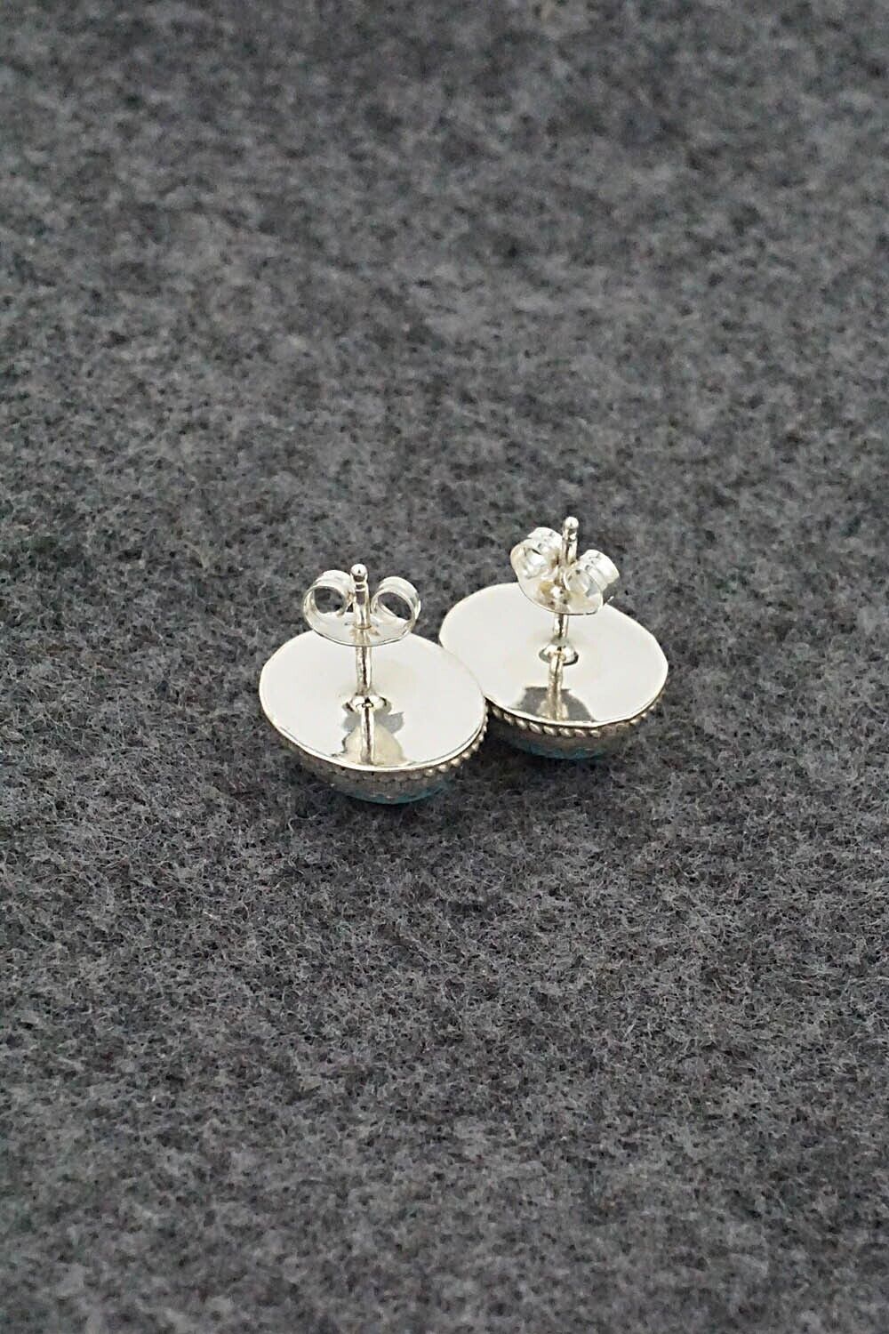 Turquoise and Sterling Silver Earrings - Sally Arviso