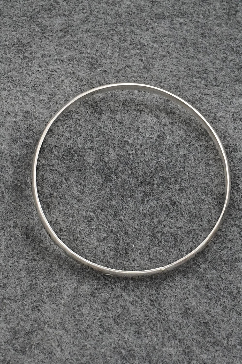 Sterling Silver Bangle Bracelet - Elaine Tahe