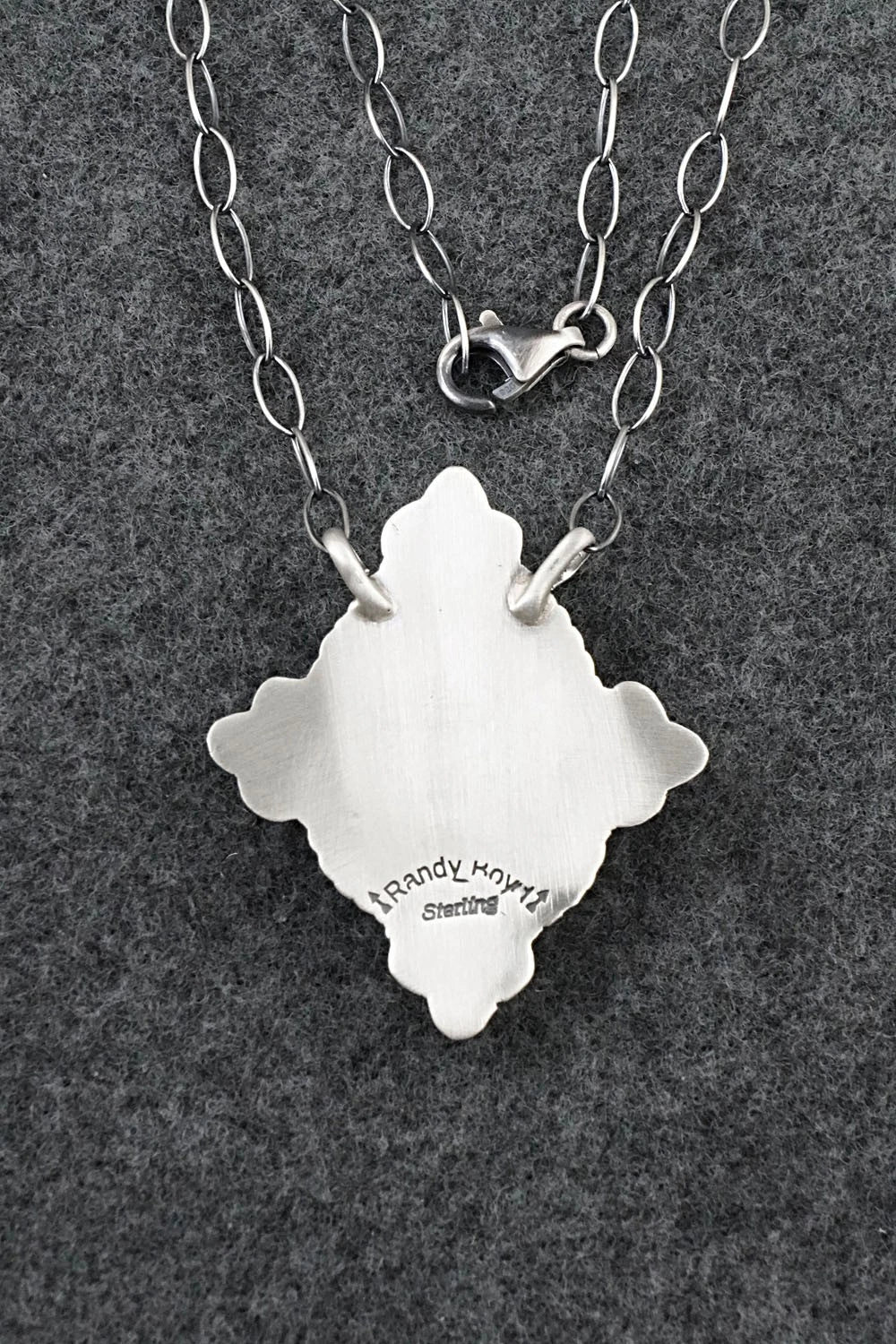 Turquoise & Sterling Silver Necklace - Randy Boyd
