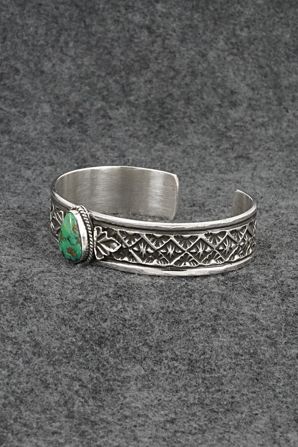 Turquoise & Sterling Silver Bracelet - Leonard Maloney