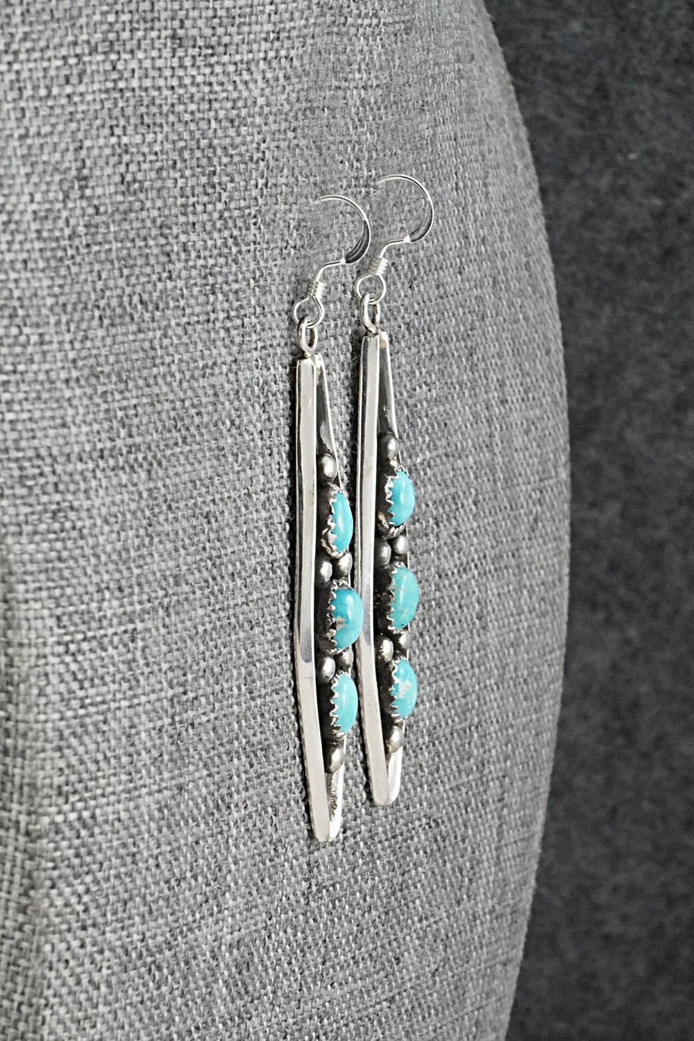 Turquoise & Sterling Silver Earrings - Paul Largo