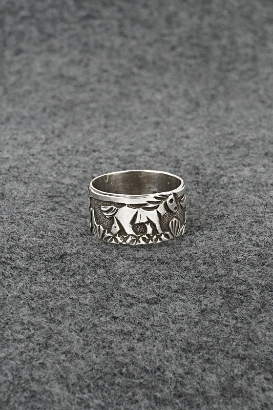 Sterling Silver Ring - Lloyd Becenti - Size 7.5