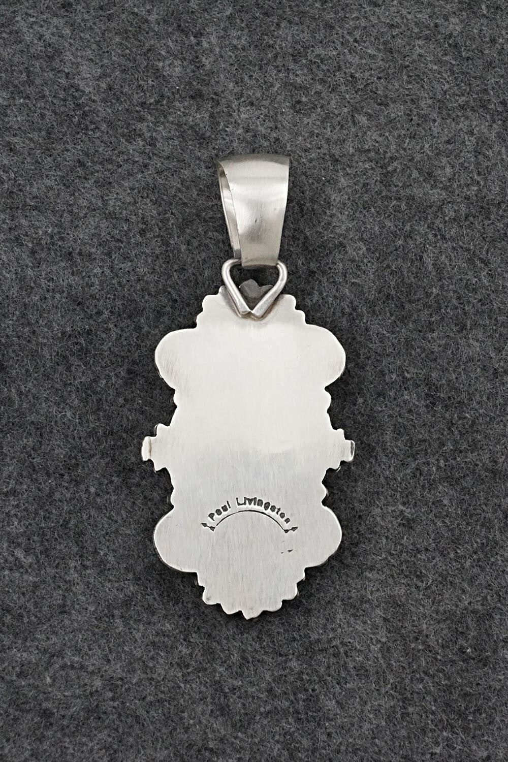 Turquoise & Sterling Silver Pendant - Paul Livingston