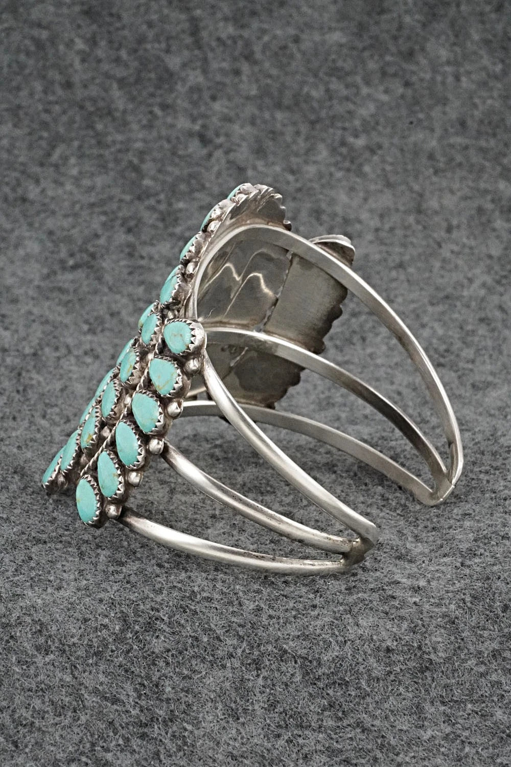 Turquoise & Sterling Silver Vintage Bracelet