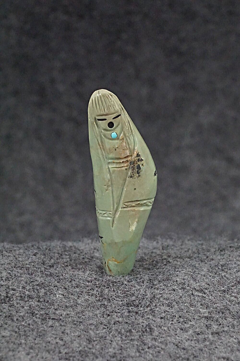 Corn Maiden Zuni Fetish Carving - Sandra Quandelacy
