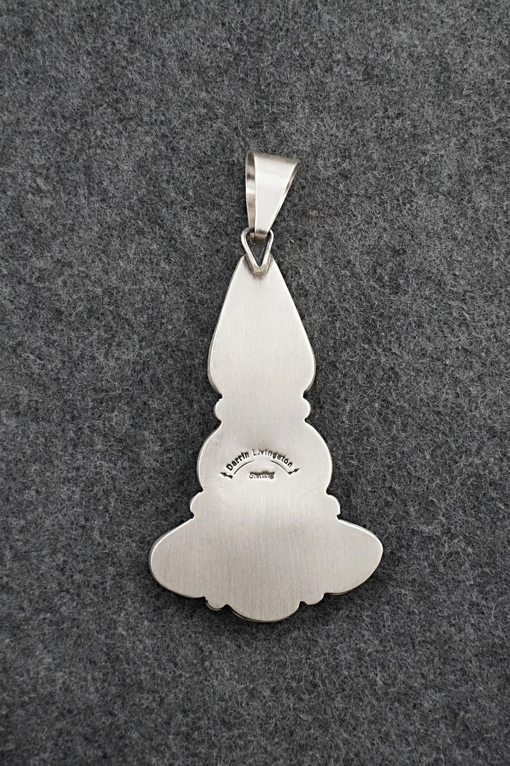 Turquoise & Sterling Silver Pendant - Darrin Livingston