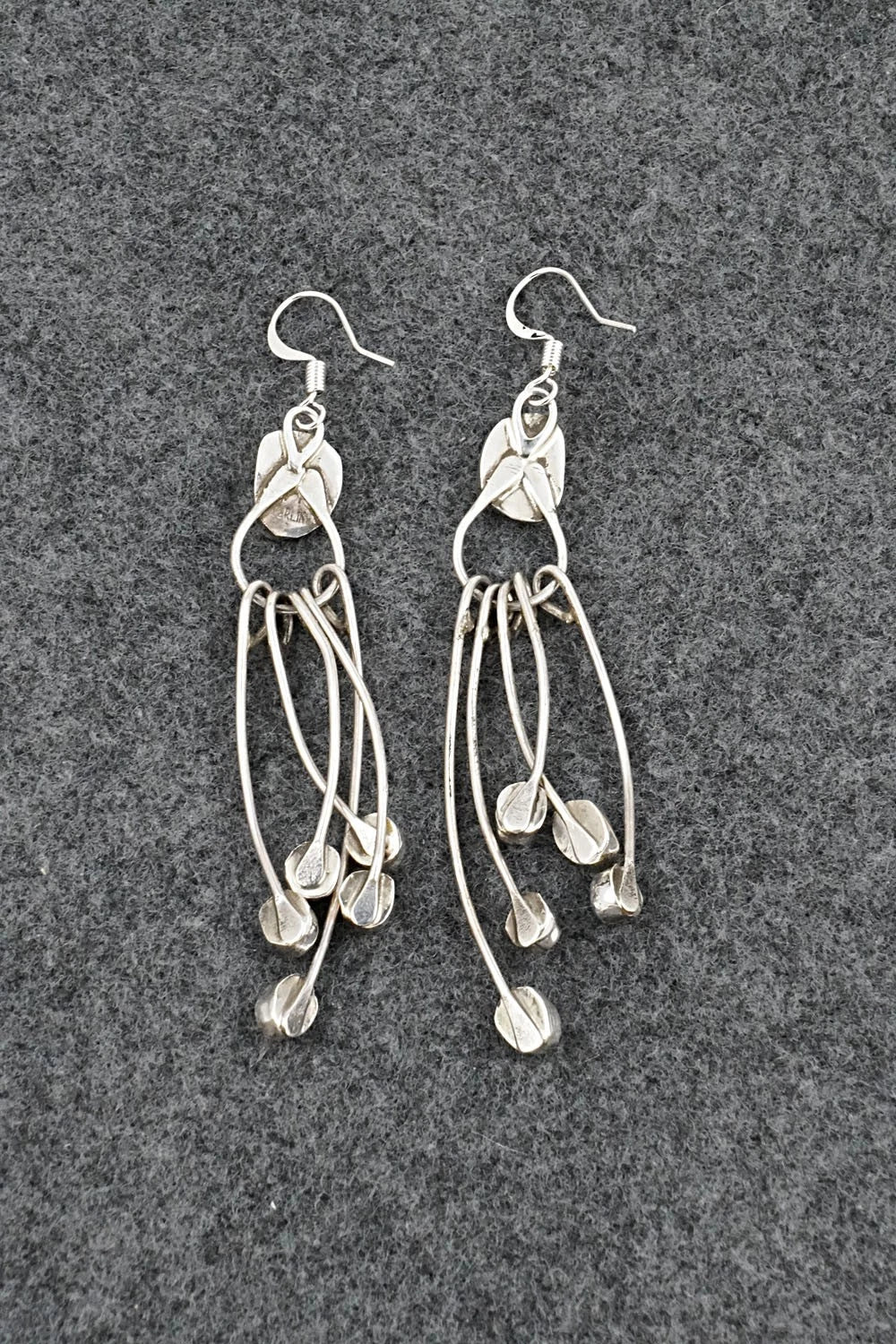 Turquoise & Sterling Silver Earrings - Priscilla Reeder