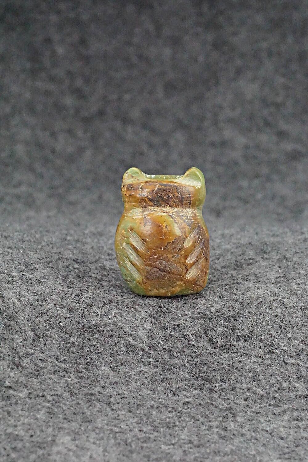 Owl Zuni Fetish Carving - Brandon Phillips