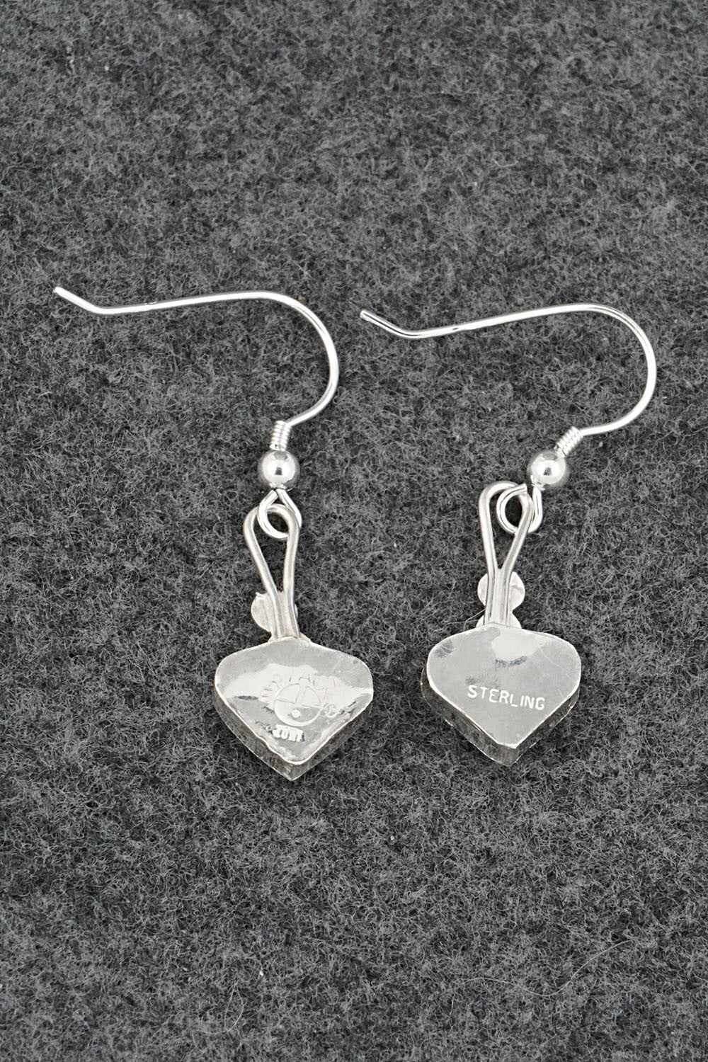 Mother of Pearl Inlay & Sterling Silver Earrings - Ola Eriacho