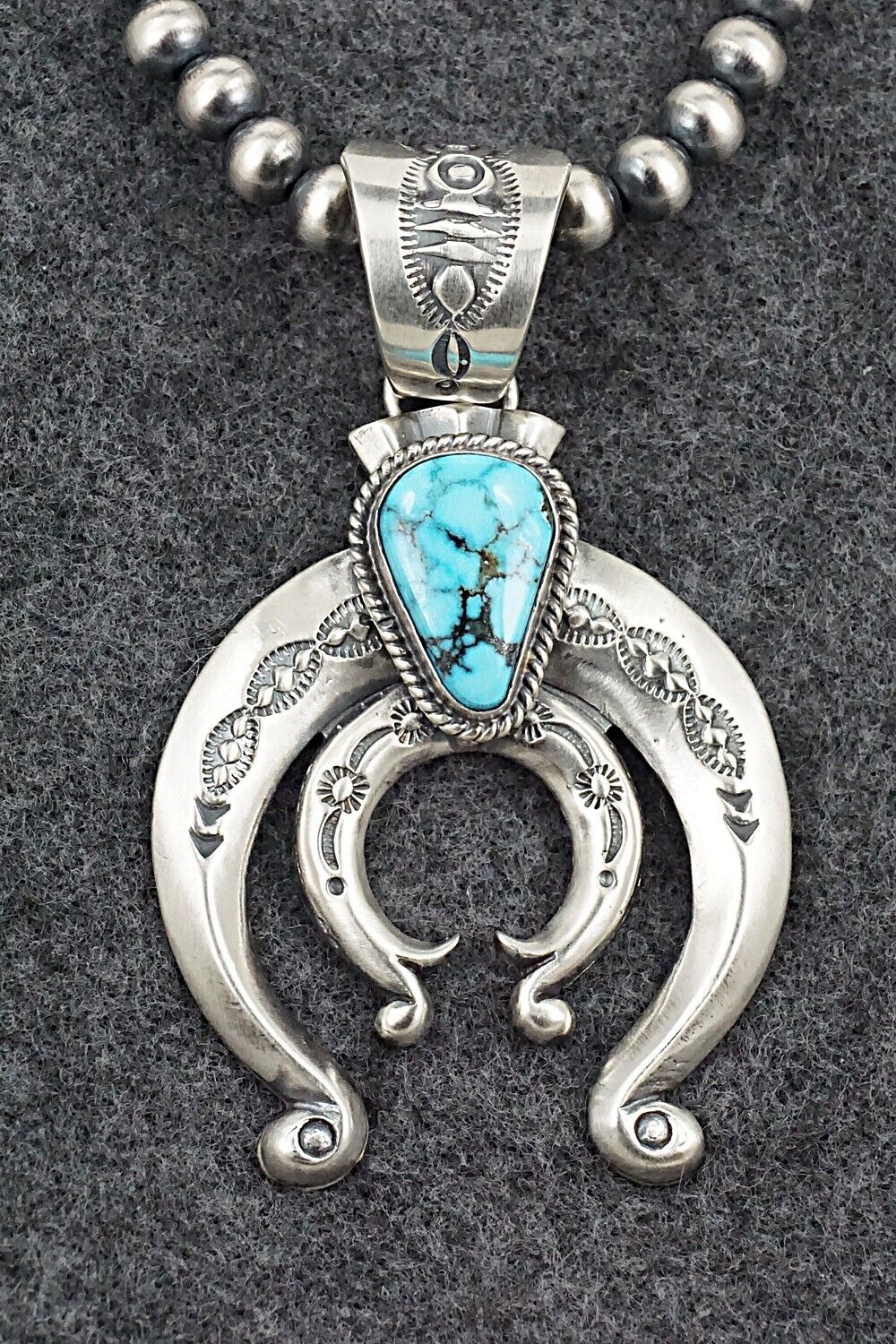 Turquoise & Sterling Silver Necklace - Paige Gordon