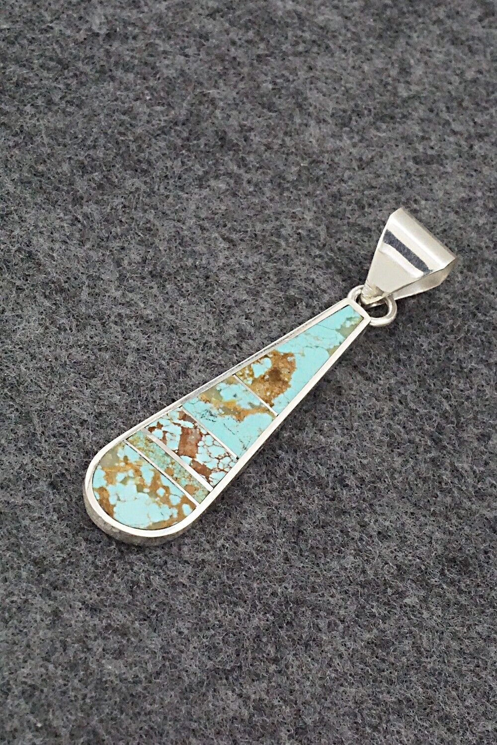 Turquoise & Sterling Silver Pendant - Harold Smith