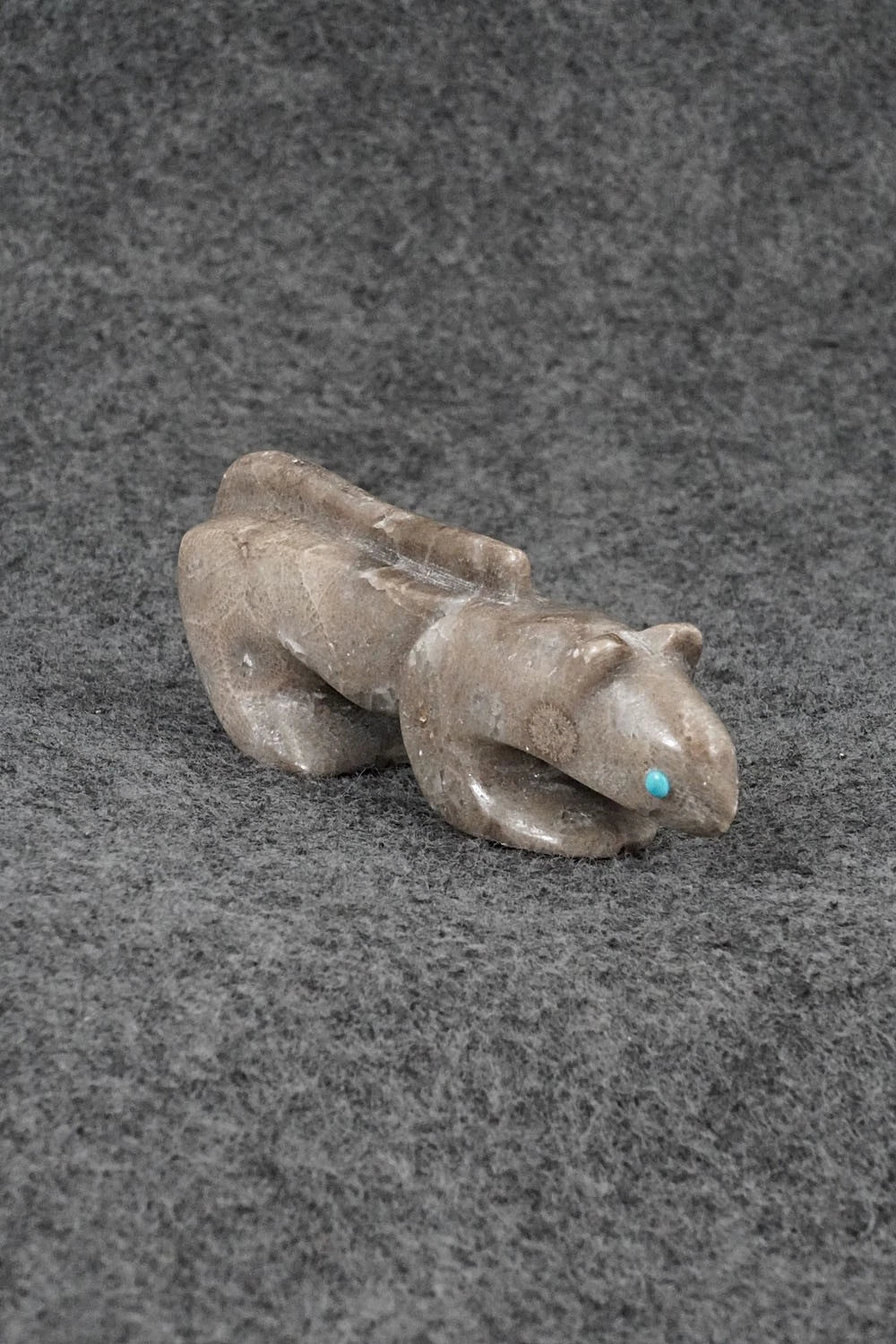 Mountain Lion Zuni Fetish Carving - Ronnie Lunasee