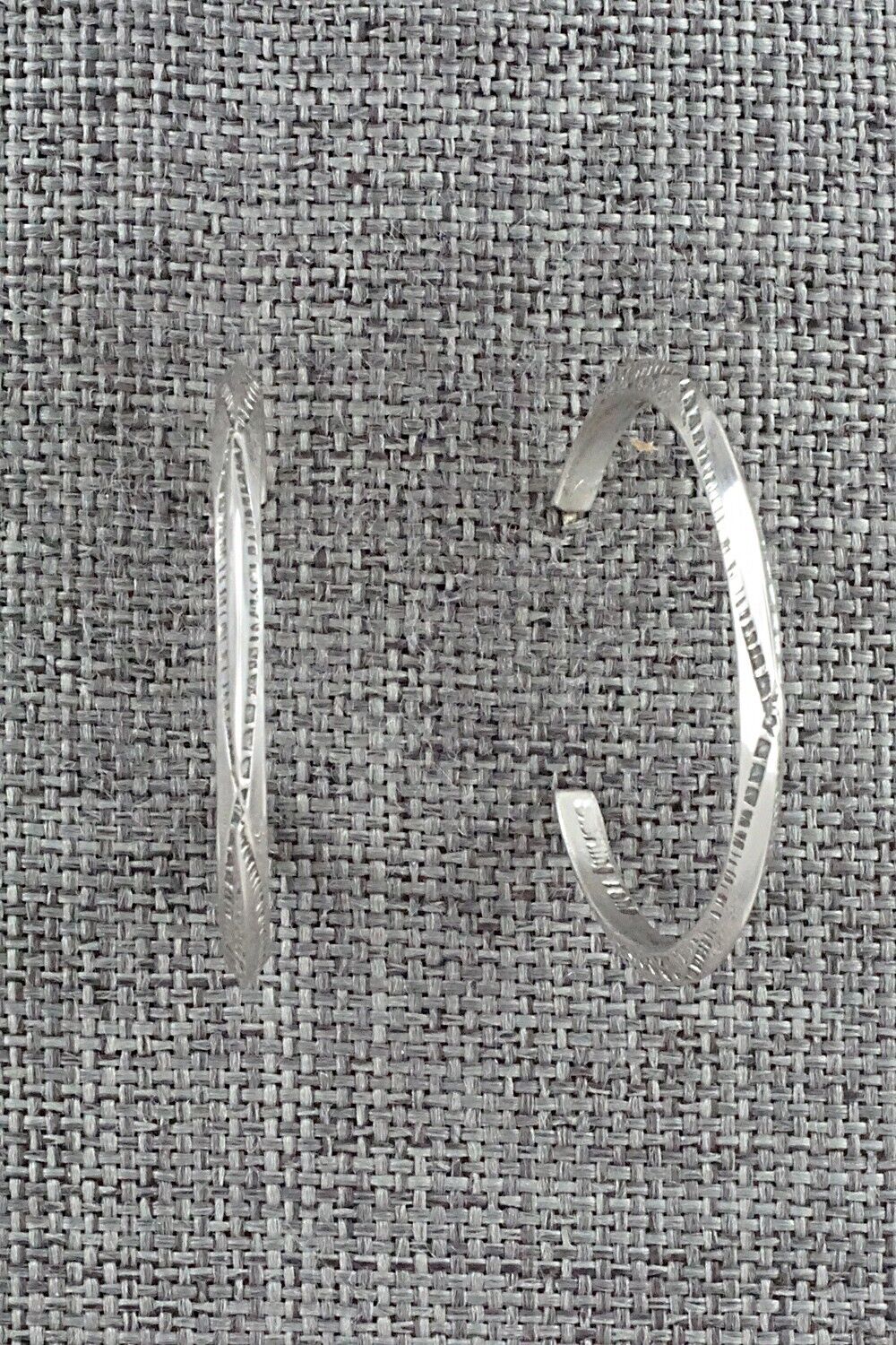 Sterling Silver Hoop Earrings - Elaine Tahe