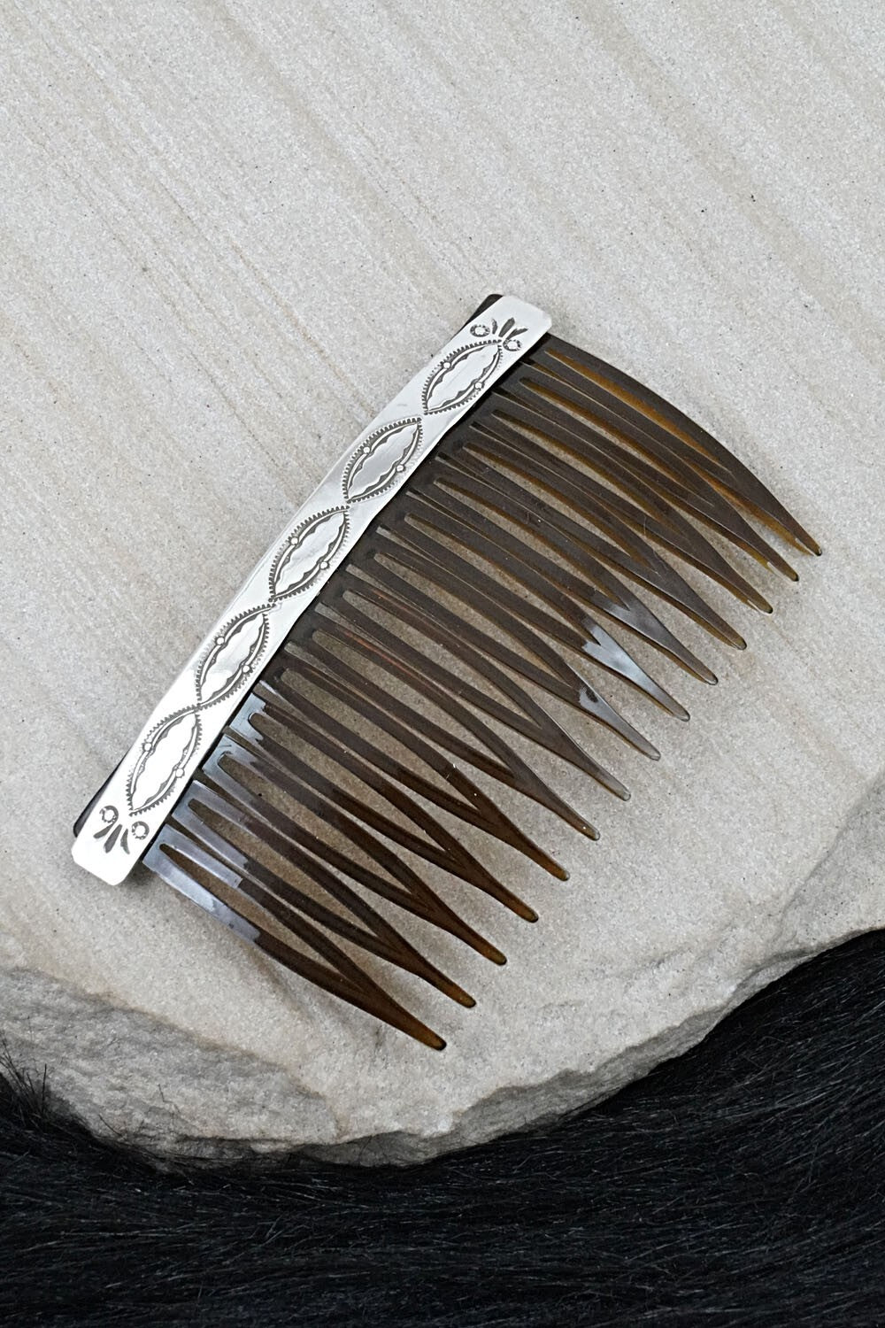 Sterling Silver Hair Combs - Bertha Begay